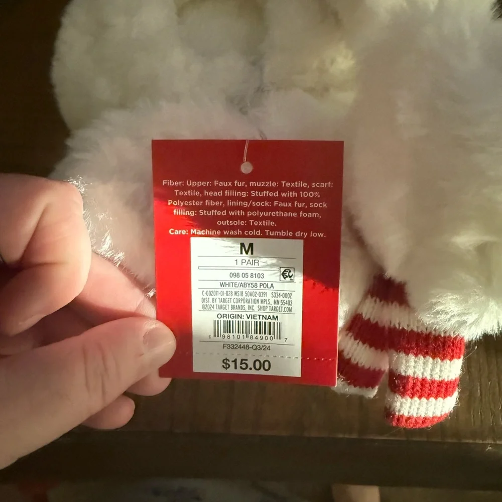 Wondershop Kids Polar Bear Slippers